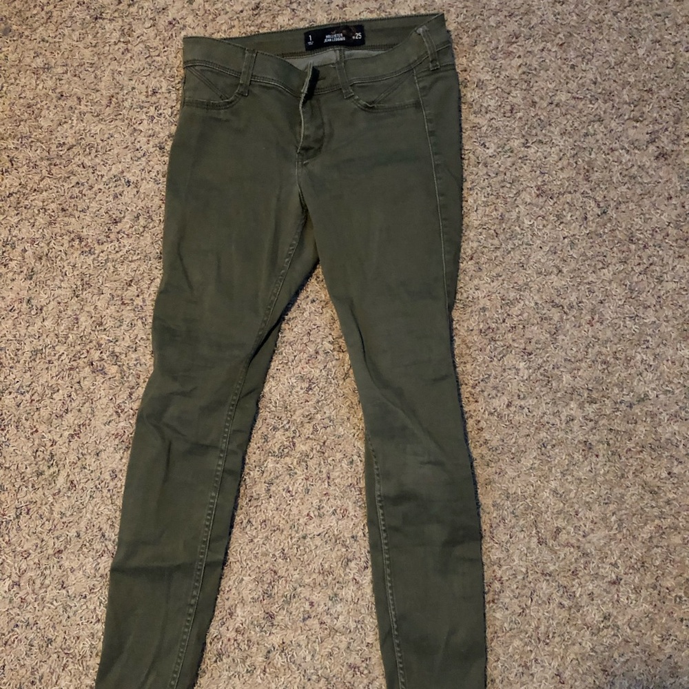 Hollister Olive green jeans